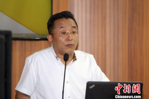 中國包裝委員會副會長張同德致辭?！埖勒?攝